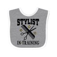 thumbnail image 1 of Inktastic Stylist in Training Girls Salon Girls Baby Bib, 1 of 4