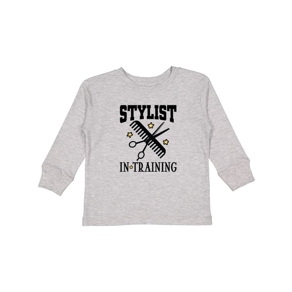 Inktastic Stylist in Training Girls Salon Girls Long Sleeve Toddler T-Shirt
