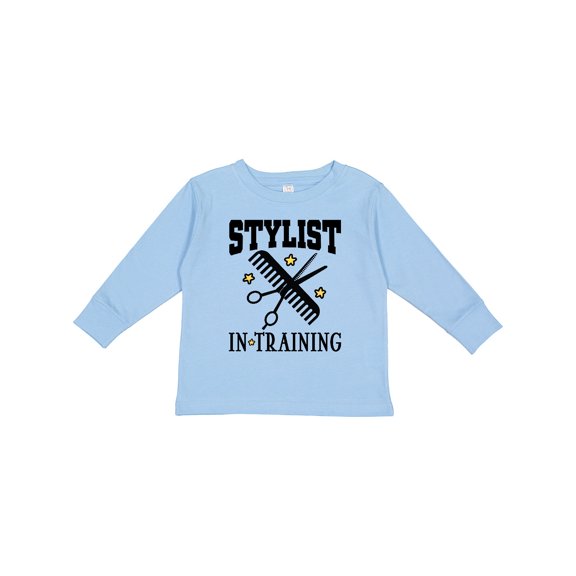 Inktastic Stylist in Training Girls Salon Girls Long Sleeve Toddler T-Shirt