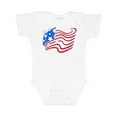 thumbnail image 1 of Inktastic Stylized American Flag Fourth of July Boys or Girls Baby Bodysuit, 1 of 5