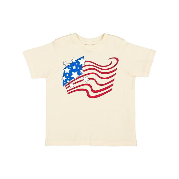 Inktastic Stylized American Flag Fourth of July Boys or Girls Toddler T-Shirt