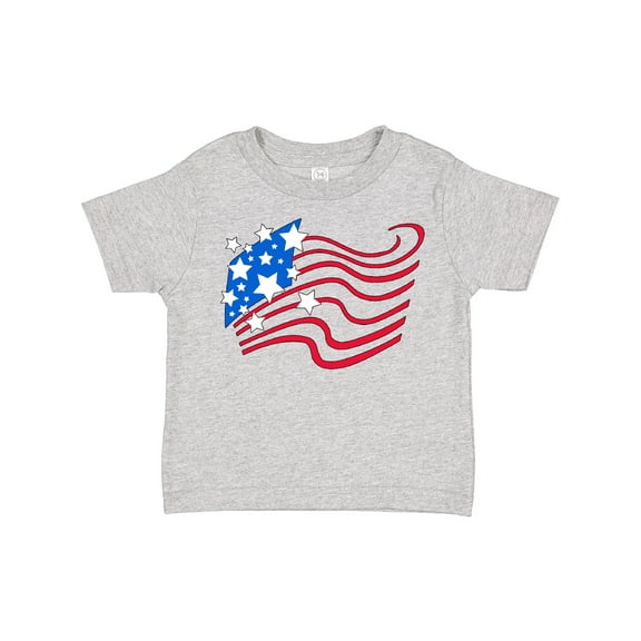 Inktastic Stylized American Flag Fourth of July Boys or Girls Toddler T-Shirt