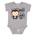 thumbnail image 1 of Inktastic Sucker for the Ladies Cute Vampire Boys or Girls Baby Bodysuit, 1 of 5
