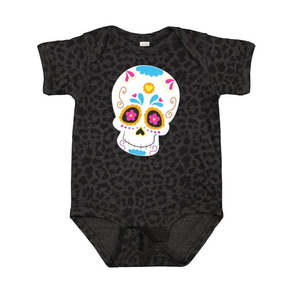 Inktastic Sugar Skull Blue Boys or Girls Baby Bodysuit