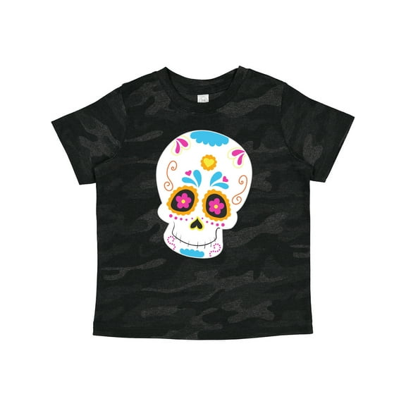 Inktastic Sugar Skull Blue Boys or Girls Toddler T-Shirt