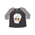 thumbnail image 1 of Inktastic Sugar Skull Blue Women's Plus Size T-Shirt, 1 of 5
