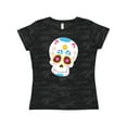 thumbnail image 1 of Inktastic Sugar Skull Blue Women's T-Shirt, 1 of 5