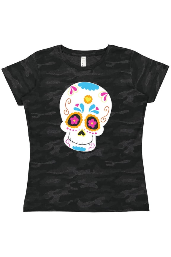 Sugar Skull Blue Women's T-Shirt