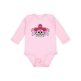 thumbnail image 1 of Inktastic Sugar Skull Illustration with Floral Filigree Cinco De Mayo Boys or Girls Long Sleeve Baby Bodysuit, 1 of 5