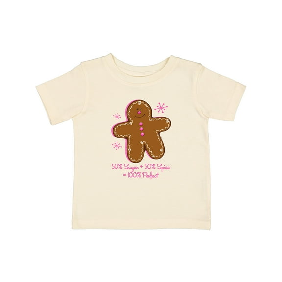 Inktastic Sugar & Spice Gingerbread Girls Baby T-Shirt