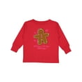thumbnail image 1 of Inktastic Sugar & Spice Gingerbread Girls Long Sleeve Toddler T-Shirt, 1 of 5