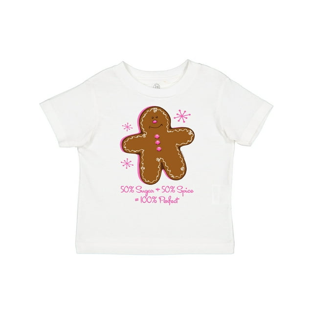 Inktastic Sugar & Spice Gingerbread Girls Toddler T-Shirt