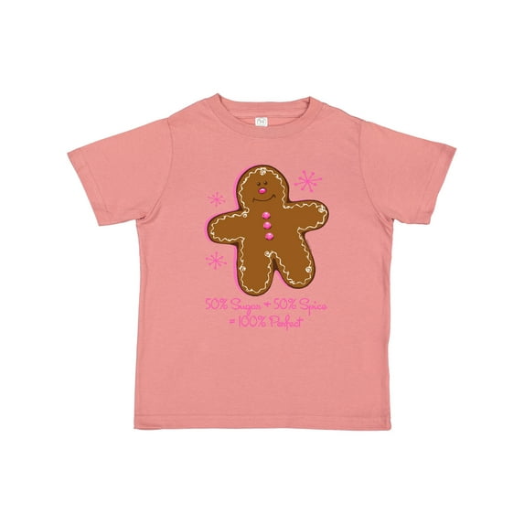 Inktastic Sugar & Spice Gingerbread Girls Toddler T-Shirt