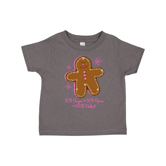 Inktastic Sugar & Spice Gingerbread Girls Toddler T-Shirt