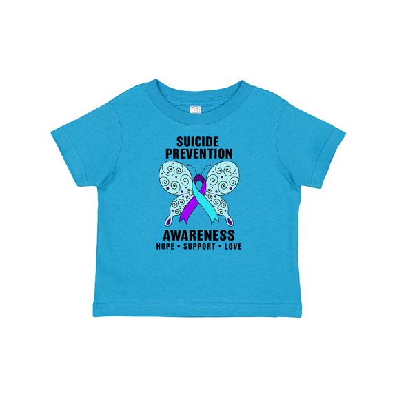 Inktastic Suicide Prevention Awareness Hope Support and Love Boys or Girls Baby T-Shirt