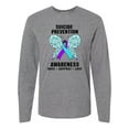 thumbnail image 1 of Inktastic Suicide Prevention Awareness Hope Support and Love Long Sleeve T-Shirt, 1 of 5