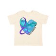 thumbnail image 1 of Inktastic Suicide Prevention Awareness Purple and Teal Heart Ribbon Boys or Girls Toddler T-Shirt, 1 of 5