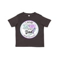 thumbnail image 1 of Inktastic Suicide Prevention- I Wear Teal and Purple for My Dad Boys or Girls Toddler T-Shirt, 1 of 5
