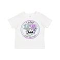 thumbnail image 1 of Inktastic Suicide Prevention- I Wear Teal and Purple for My Dad Boys or Girls Toddler T-Shirt, 1 of 5