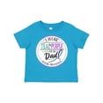 thumbnail image 1 of Inktastic Suicide Prevention- I Wear Teal and Purple for My Dad Boys or Girls Toddler T-Shirt, 1 of 5