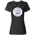 thumbnail image 1 of Inktastic Suicide Prevention- I Wear Teal and Purple for My Dad Women's T-Shirt, 1 of 5