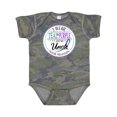thumbnail image 1 of Inktastic Suicide Prevention- I Wear Teal and Purple for My Uncle Boys or Girls Baby Bodysuit, 1 of 5