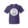 thumbnail image 1 of Inktastic Suicide Prevention- I Wear Teal and Purple for My Uncle Youth T-Shirt, 1 of 5
