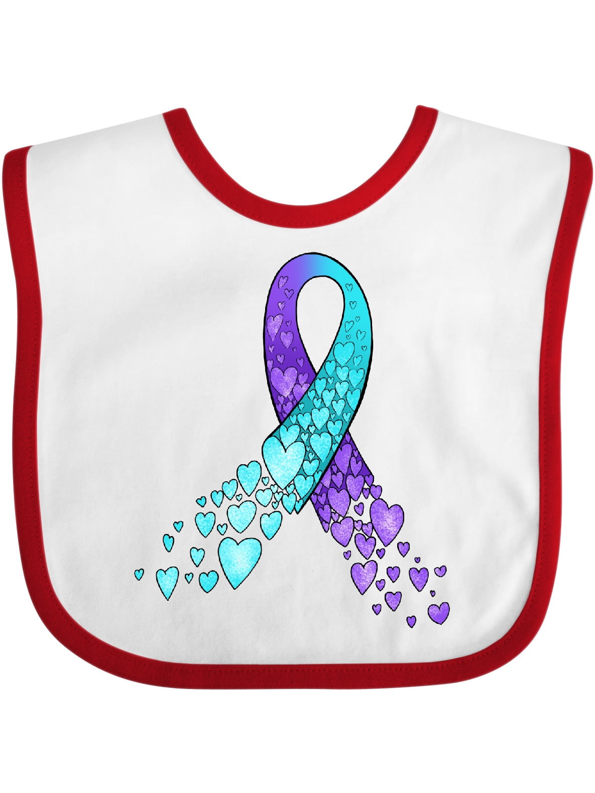 Inktastic Suicide Prevention Ribbon with Blue and Purple Hearts Boys or ...