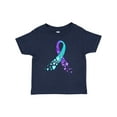 thumbnail image 1 of Inktastic Suicide Prevention Ribbon with Blue and Purple Hearts Boys or Girls Baby T-Shirt, 1 of 5