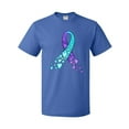 thumbnail image 1 of Inktastic Suicide Prevention Ribbon with Blue and Purple Hearts T-Shirt, 1 of 5