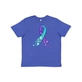 thumbnail image 1 of Inktastic Suicide Prevention Ribbon with Blue and Purple Hearts Youth T-Shirt, 1 of 5