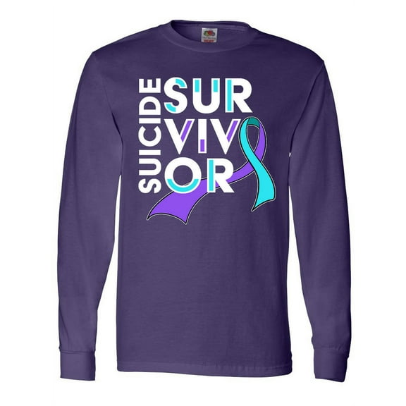 Inktastic Suicide Survivor- Awareness Long Sleeve T-Shirt