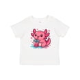 thumbnail image 1 of Inktastic Summer Axolotl Boys or Girls Baby T-Shirt, 1 of 5