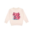thumbnail image 1 of Inktastic Summer Axolotl Toddler Sweatshirt, 1 of 4