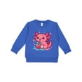 thumbnail image 1 of Inktastic Summer Axolotl Toddler Sweatshirt, 1 of 4