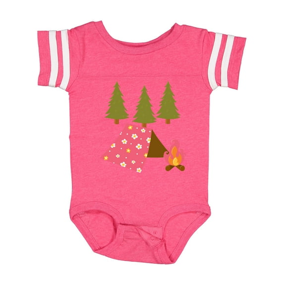 Inktastic Summer Camp Girls Camping Girls Baby Bodysuit