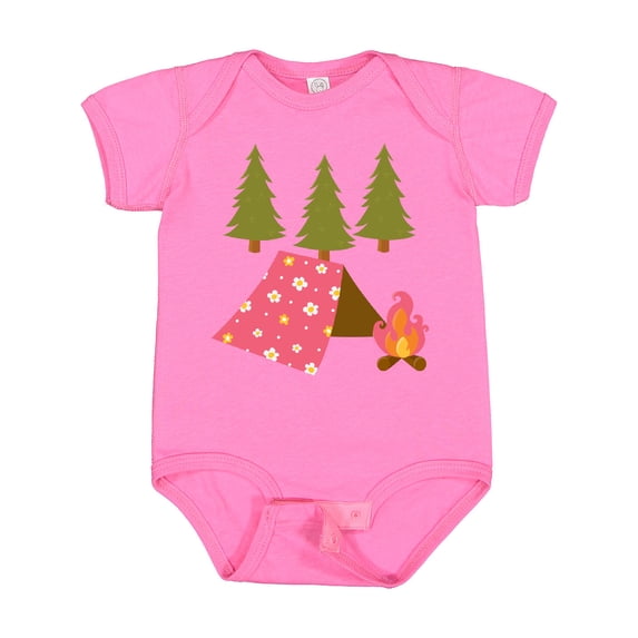 Inktastic Summer Camp Girls Camping Girls Baby Bodysuit