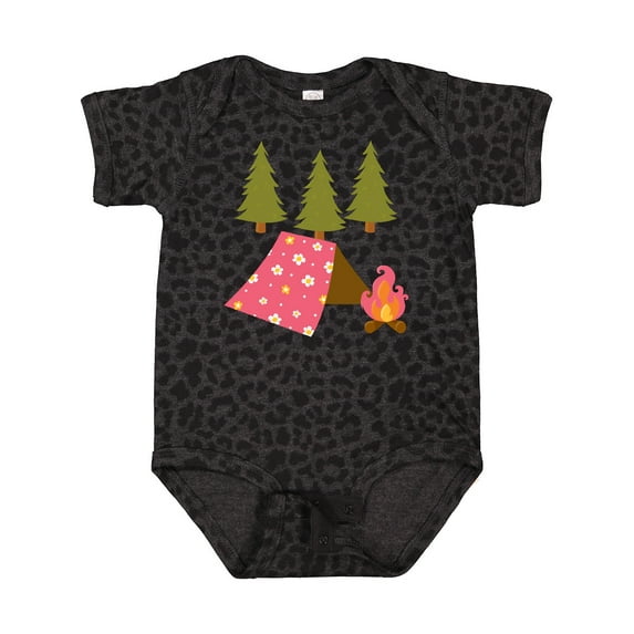 Inktastic Summer Camp Girls Camping Girls Baby Bodysuit