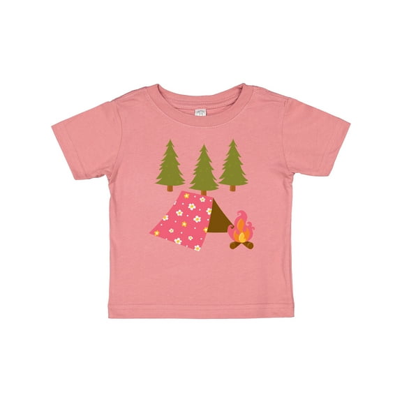 Inktastic Summer Camp Girls Camping Girls Baby T-Shirt