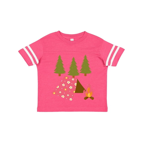 Inktastic Summer Camp Girls Camping Girls Toddler T-Shirt