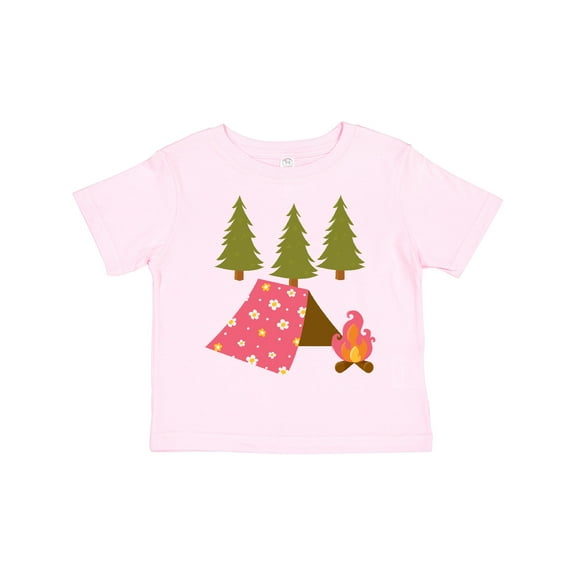 Inktastic Summer Camp Girls Camping Girls Toddler T-Shirt