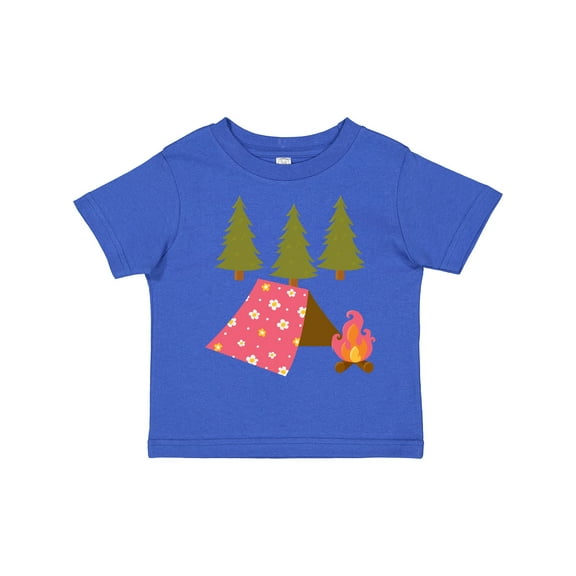 Inktastic Summer Camp Girls Camping Girls Toddler T-Shirt