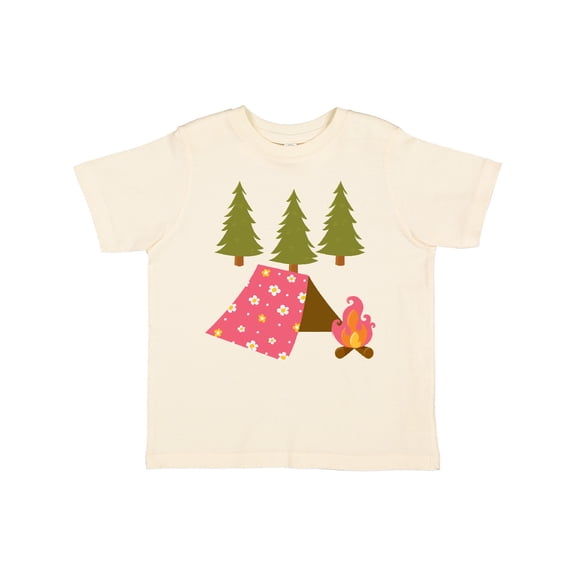 Inktastic Summer Camp Girls Camping Girls Toddler T-Shirt