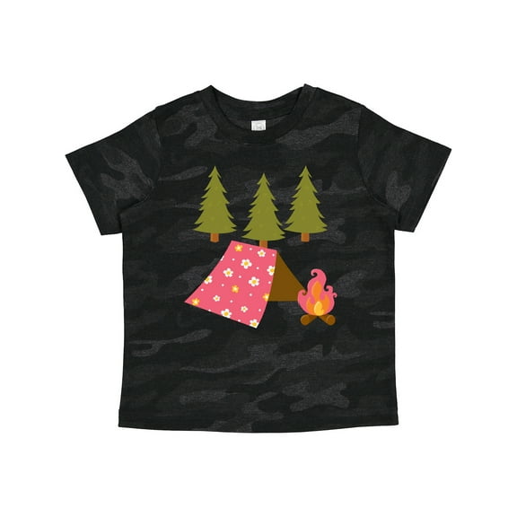 Inktastic Summer Camp Girls Camping Girls Toddler T-Shirt