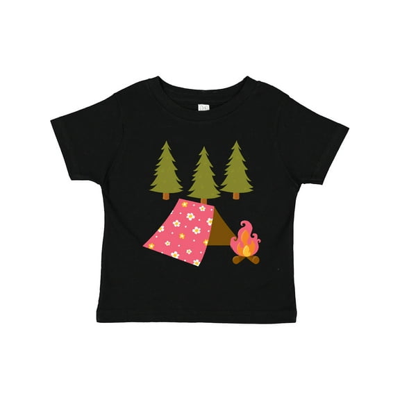 Inktastic Summer Camp Girls Camping Girls Toddler T-Shirt