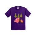thumbnail image 1 of Inktastic Summer Camp Girls Camping Youth T-Shirt, 1 of 5
