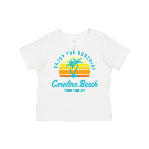 Inktastic Summer Enjoy the Sunshine Carolina Beach North Carolina Blue Boys or Girls Toddler T-Shirt