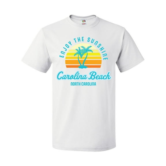Inktastic Summer Enjoy the Sunshine Carolina Beach North Carolina Blue T-Shirt