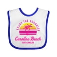 thumbnail image 1 of Inktastic Summer Enjoy the Sunshine Carolina Beach North Carolina Pink Boys or Girls Baby Bib, 1 of 4