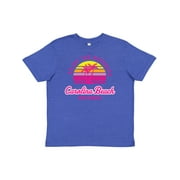 Inktastic Summer Enjoy the Sunshine Carolina Beach North Carolina Pink Youth T-Shirt